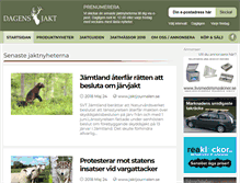 Tablet Screenshot of dagensjakt.se